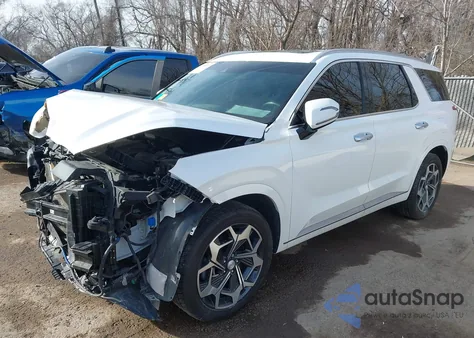 2022 Hyundai Palisade Calligraphy z USA, uszkodzony, nr VIN KM8R7DHE4NU401699